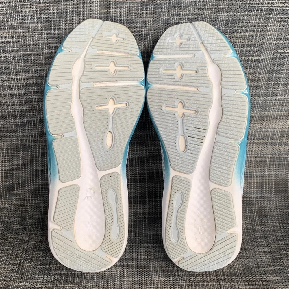Under Armour Charged Pursuit 3 'Grey Pink Blue' Tech Running Shoes size 9.5